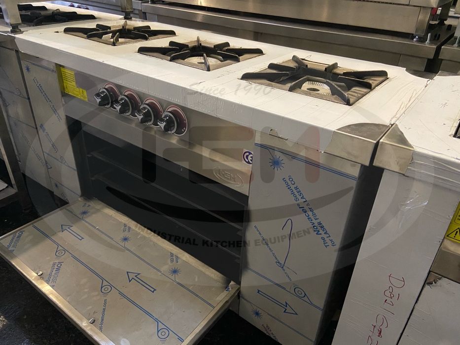 Masina De Gatit/Aragaz Inox Cu Cuptor Profesional PRET PROMOTIONAL