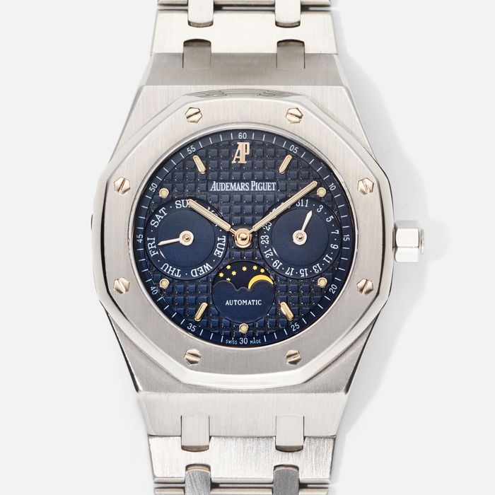 Часовник Audemars Piguet Royal Oak 36 Perpetual Calendar Blue Dial