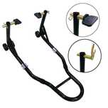 Stander de motocicleta spate universal include 2 tipuri de adaptoare