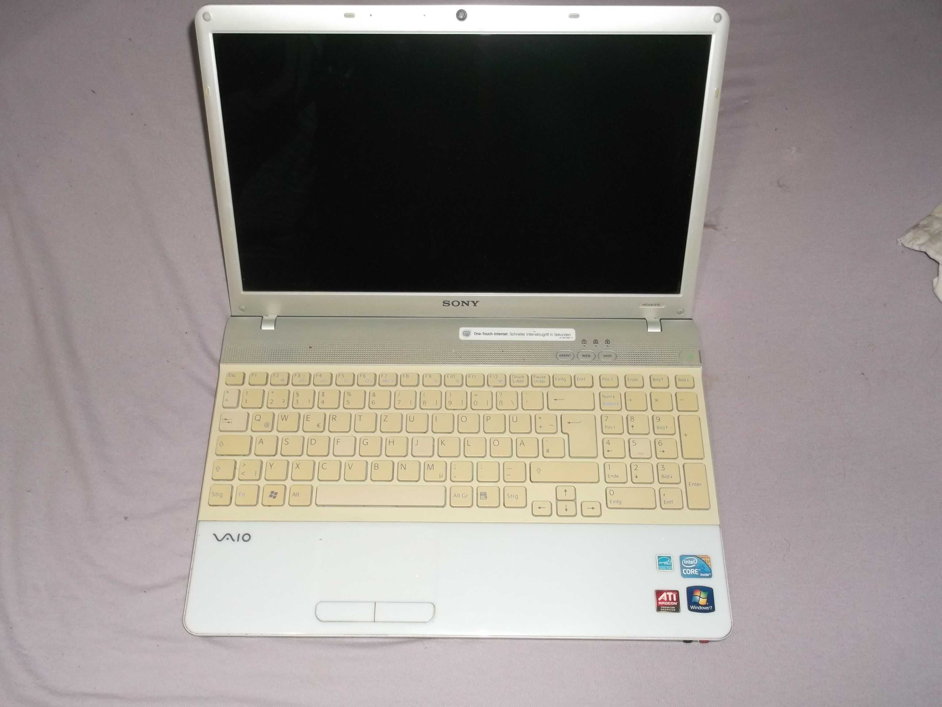 139.Продавам лаптоп SONY VAIO Модел PCG-7121M-Дисплей 15,6”