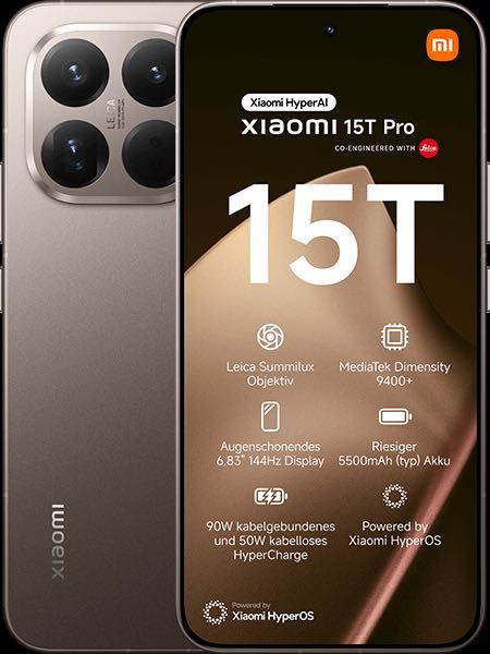 НОВ! Xiaomi 15T Pro 5G 512GB 12RAM Titan Black / Gray / Gold Гаранция!