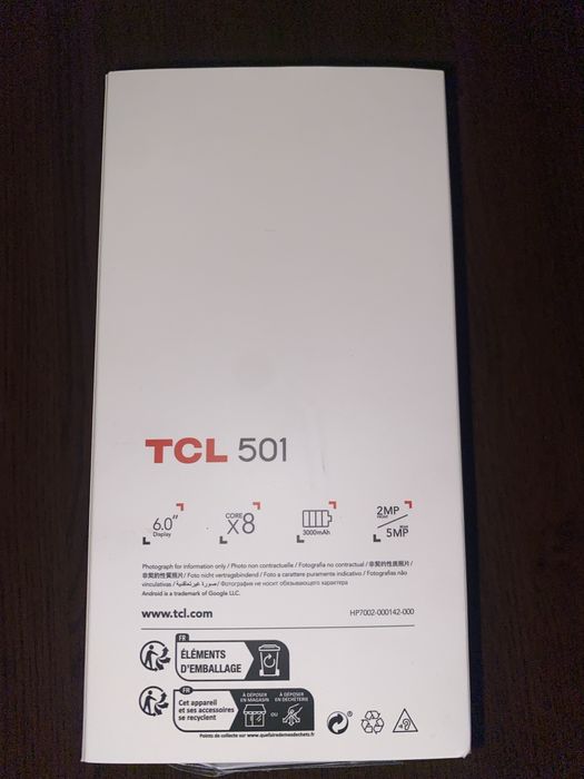 TCL 501, culoarea negru