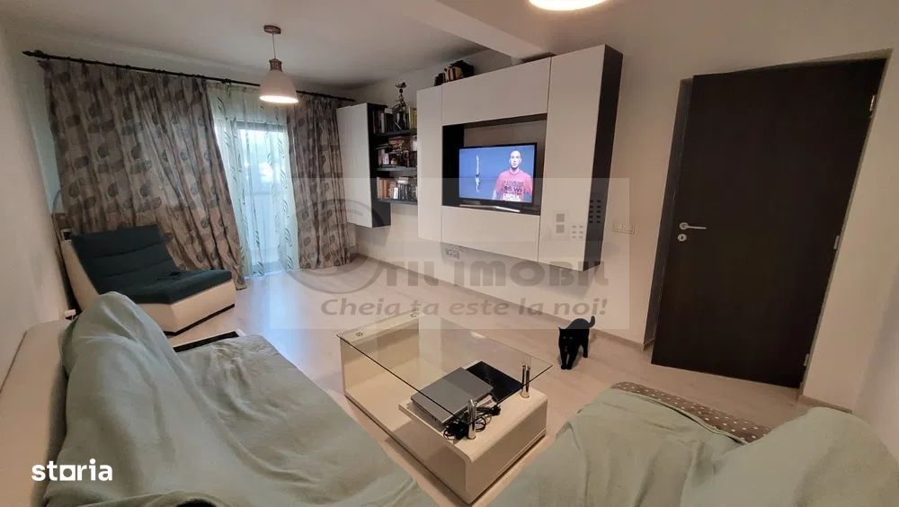 Valea Lupului, 2 cam, dec, 54 mp, parter, mobilat, parcare, 107000 €