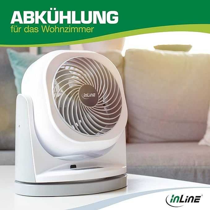 Ventilator de birou  InLine. SmartHome Comanda vocala