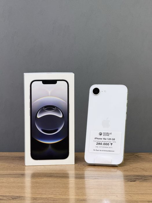 iPhone 16e 128 GB Не был в использовании | Mobile Zone