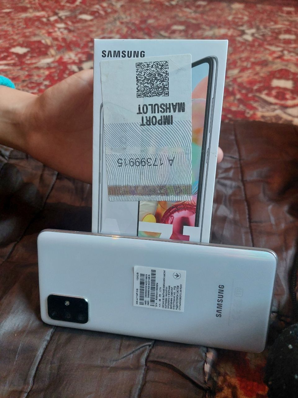 ZUDLIK BN  SOTILADI  Samsung galaxy A 71