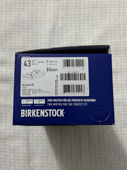 Birkenstock arizona bs stone размер 43