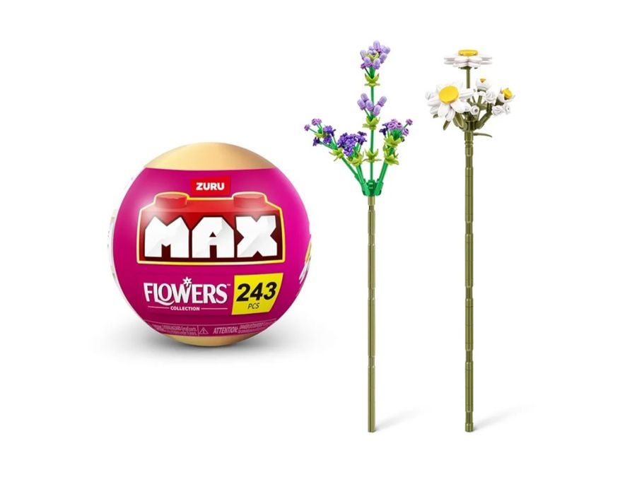 Нови! Конструктор Zuru MAX - Flowers, букет цветя!