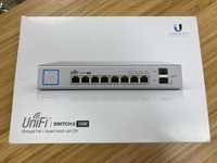 Суич Unifi 8 port 150W POE