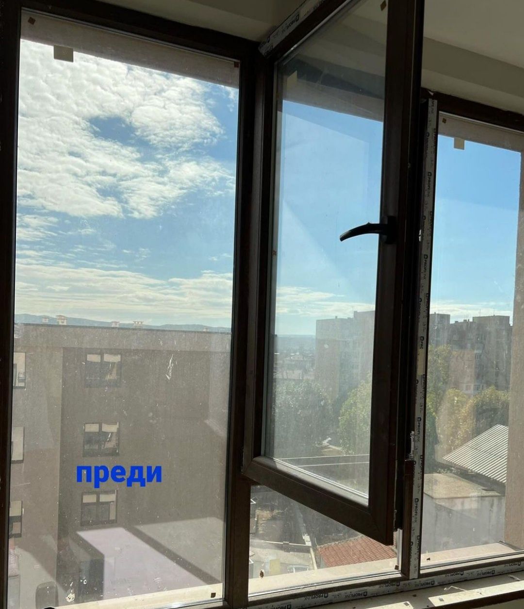 Професионално  почистване  на прозорци  и витрини