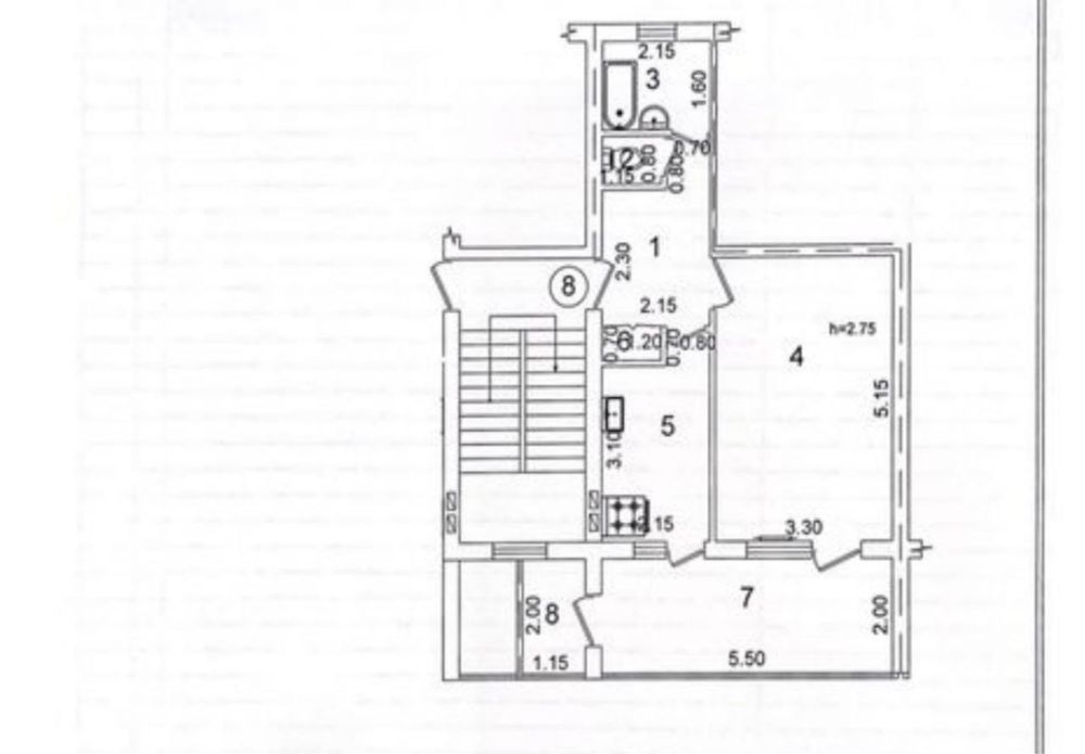 Ц6 Однушка 1/4/4  77-Серия 48м2 .