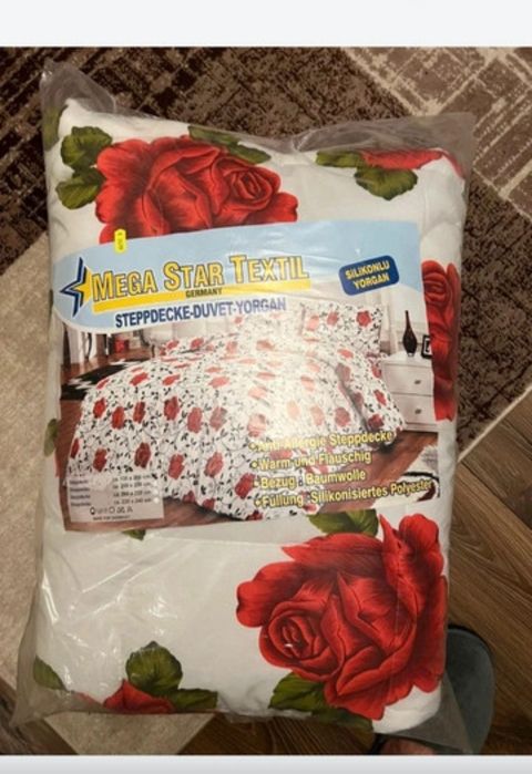 Pilota nouă, infoliata, bumbac, hipomedicinala, 135/200 cm