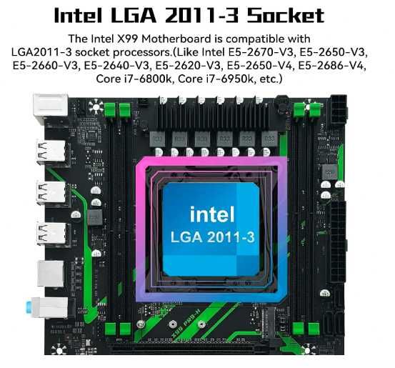 Motherboard MACHINIST INTEL X99 PR9-H дънна платка