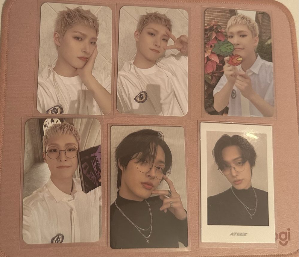 Enhypen и Ateez kpop картички