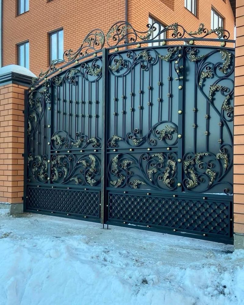 Ворота по Низким Ценам Распашные Откатные Ворота Какпа Калитка Актобе
