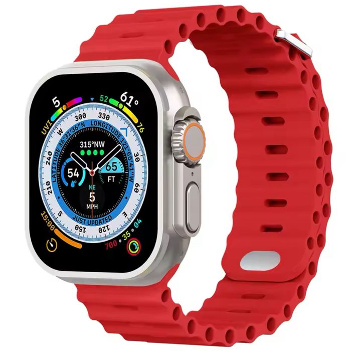 Curea Husa Folie Perforatii Laterale Compatibila Ceas Apple Watch