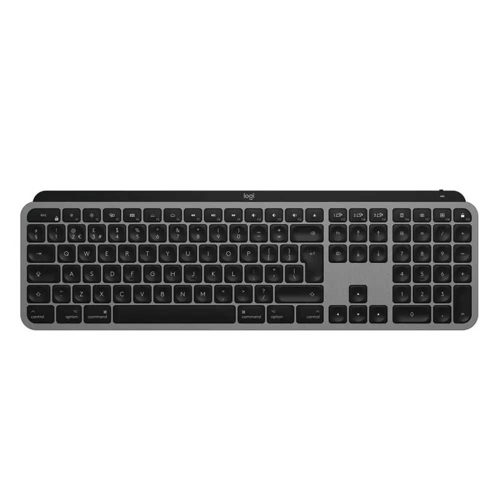 Клавиатура Logitech MX Keys for Mac, безжична, черна, USB