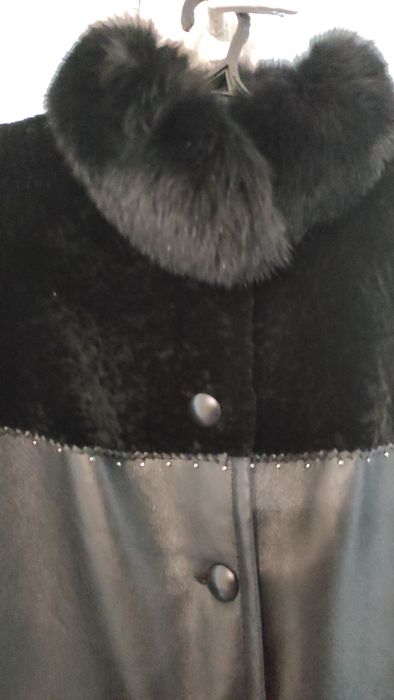 Дубленка кожанная женская