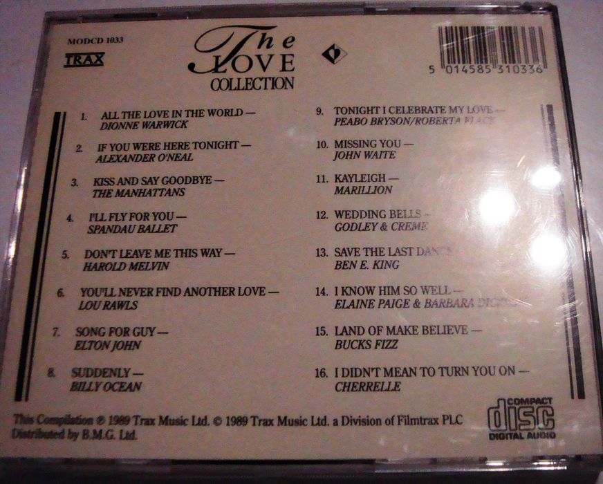 "The love collections"- шест компакт диска