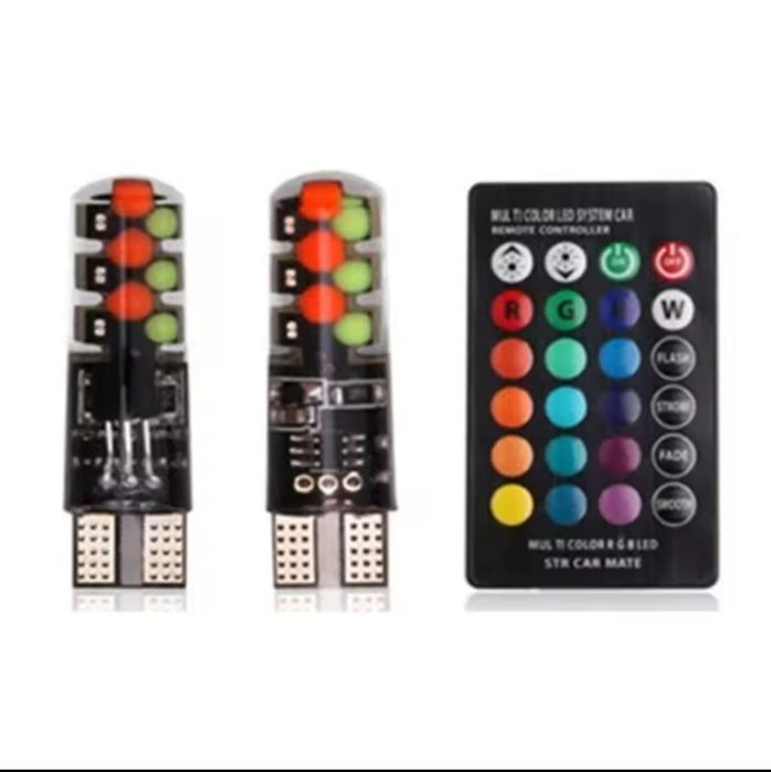 Цветни лед 5W5 Led крушки, с дистанционно