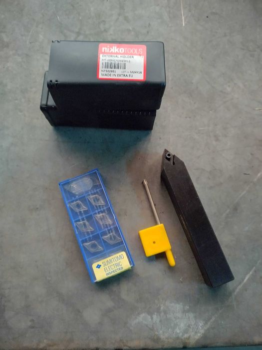 Set pastile/ placute carbura + suport cutit strung 20x20, DCMT