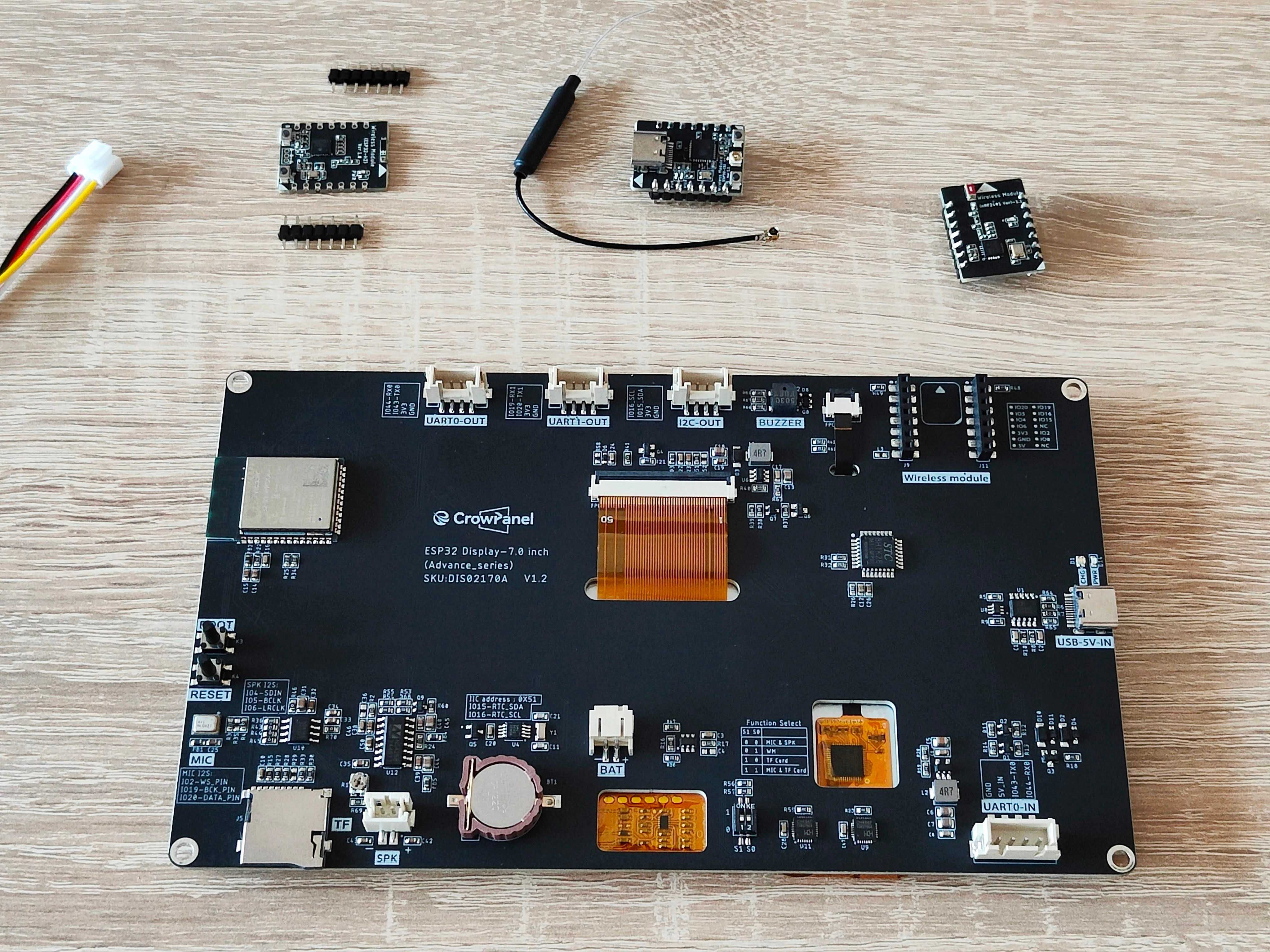 Elecrow CrowPanel Advance 7“ HMI ESP32-S3 IPS Touch Screen