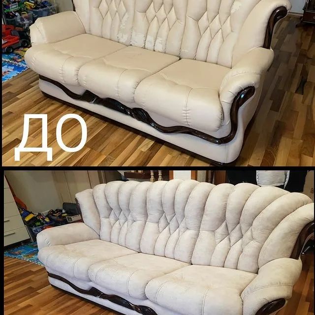 Перетяжка мягкой мебели от эконом до премиум класса