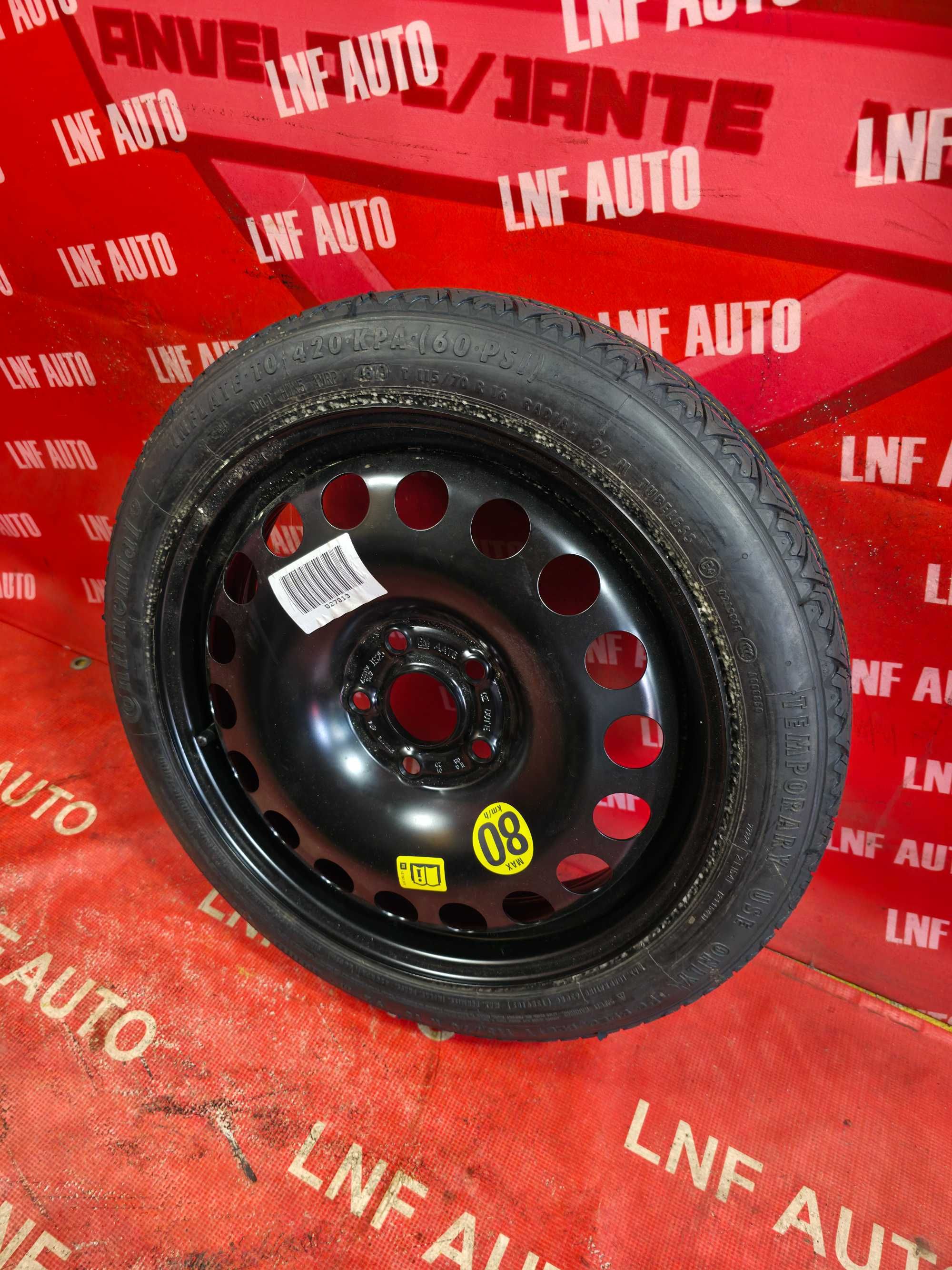 Roata Rezerva SLIM 5x105 16'' OPEL Astra J Benzina Astra K NOUA 2019
