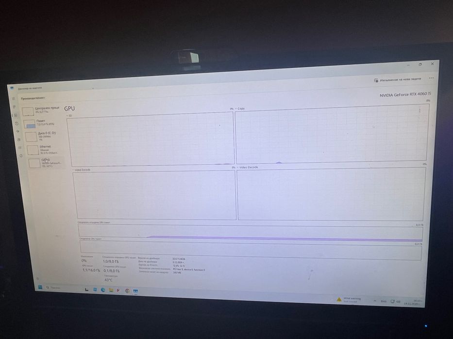 Компютърът не се използва
