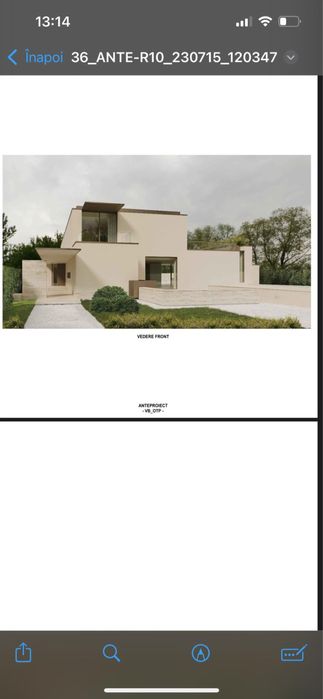 Vand teren Otopeni utilitati poarta proiect casa autorizatie