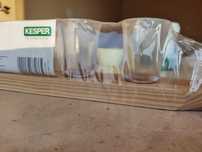Kesper, 8 бр. аперативни чашки с дървен поднос