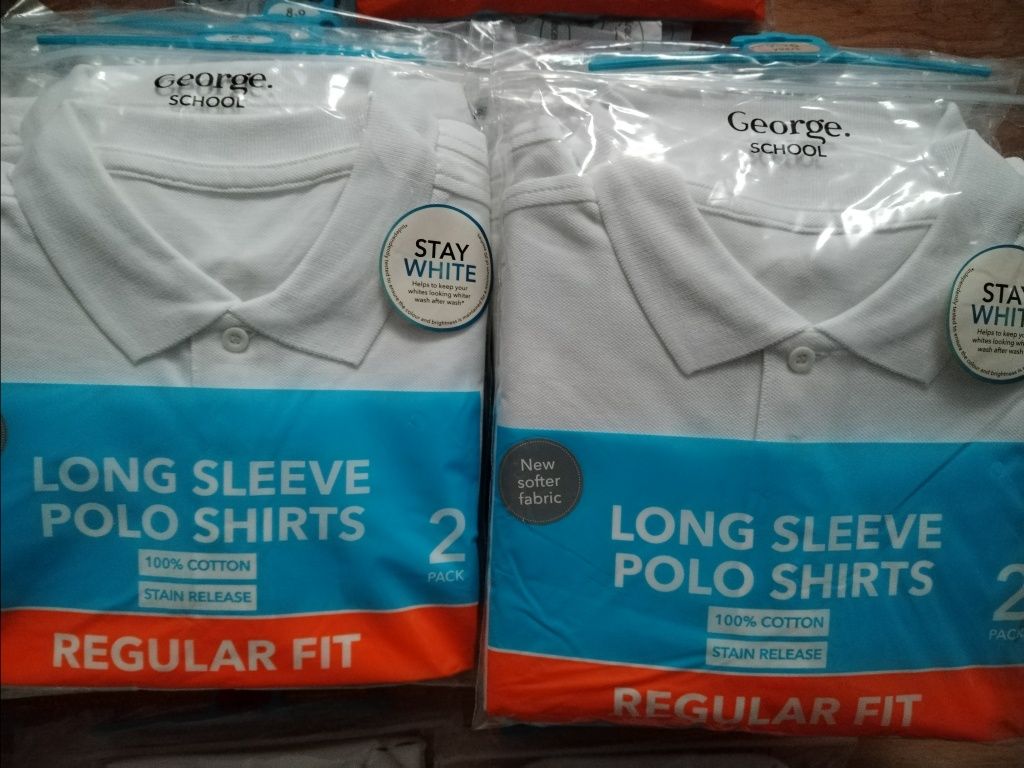 Bluze școală mânecă lunga George Anglia