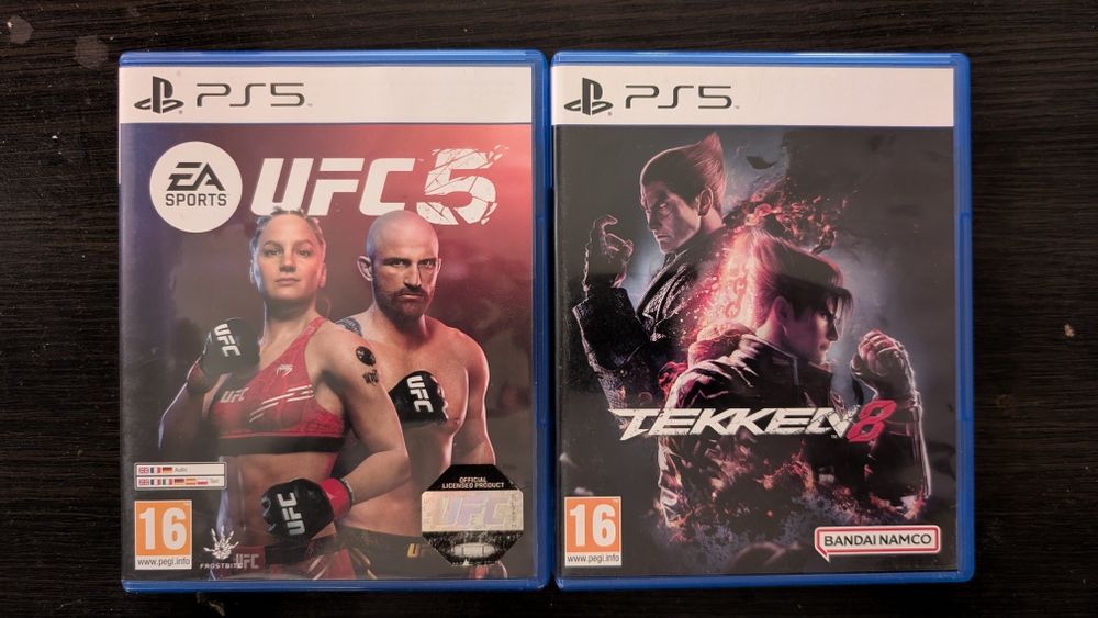 PS5 игры ufc5 tekken8