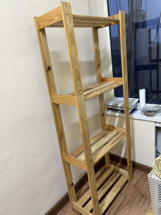Стеллаж деревянный, этажерка