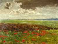 ”CÂMP CU MACI”-Tablou vechi-100 ani, Molnar J, ulei/lemn 70x55cm+rama,