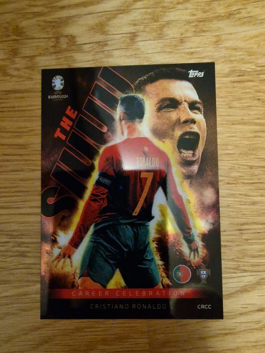 Cartonaș Cristiano Ronaldo ultra rar ( euro 2024)