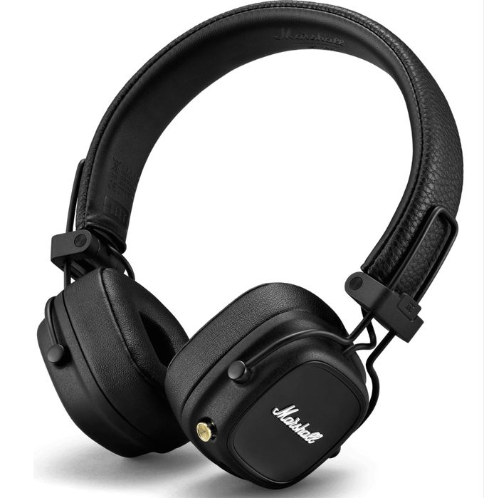 НОВО!!! Слушалки Marshall Major IV – Bluetooth, Черни
