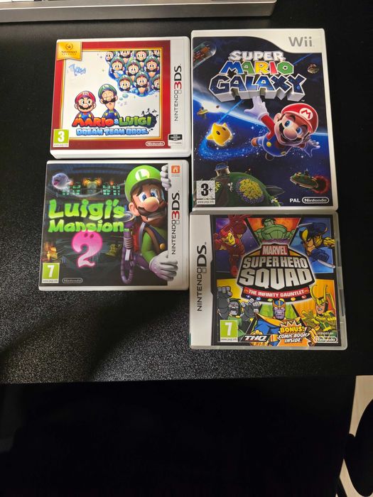 Colectie jocuri psp, ps3, ds, 3ds si wii, alaturi de consola psp 3000