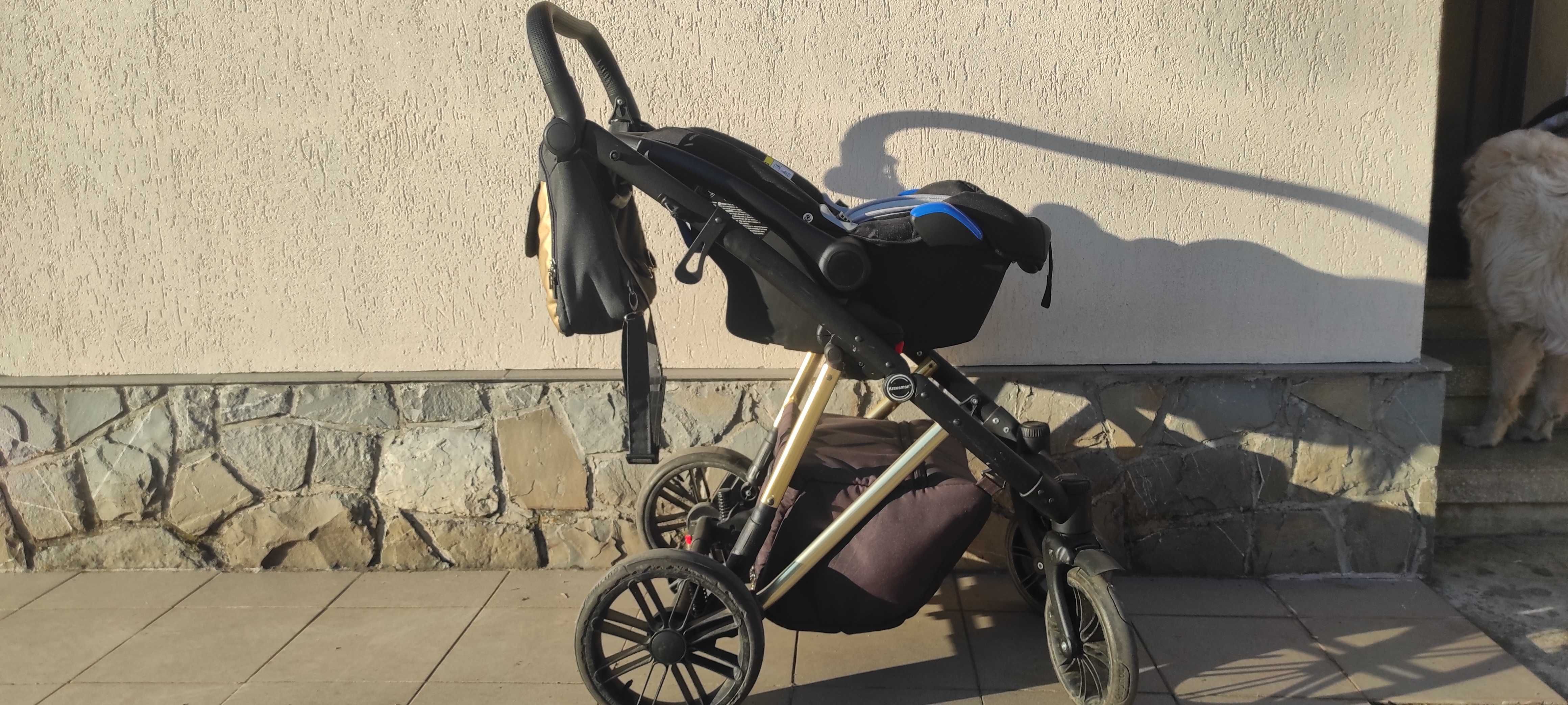 Vand carucior 3 in 1 Krausman Lexxo Gold