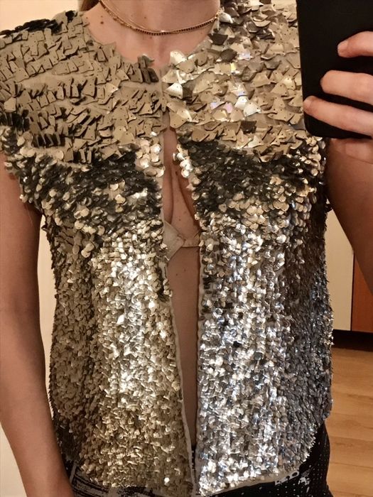 Bluza vesta Zara paiete