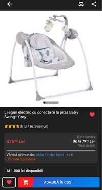 Leagan(balansoar) electric Cangaroo - Baby Swing