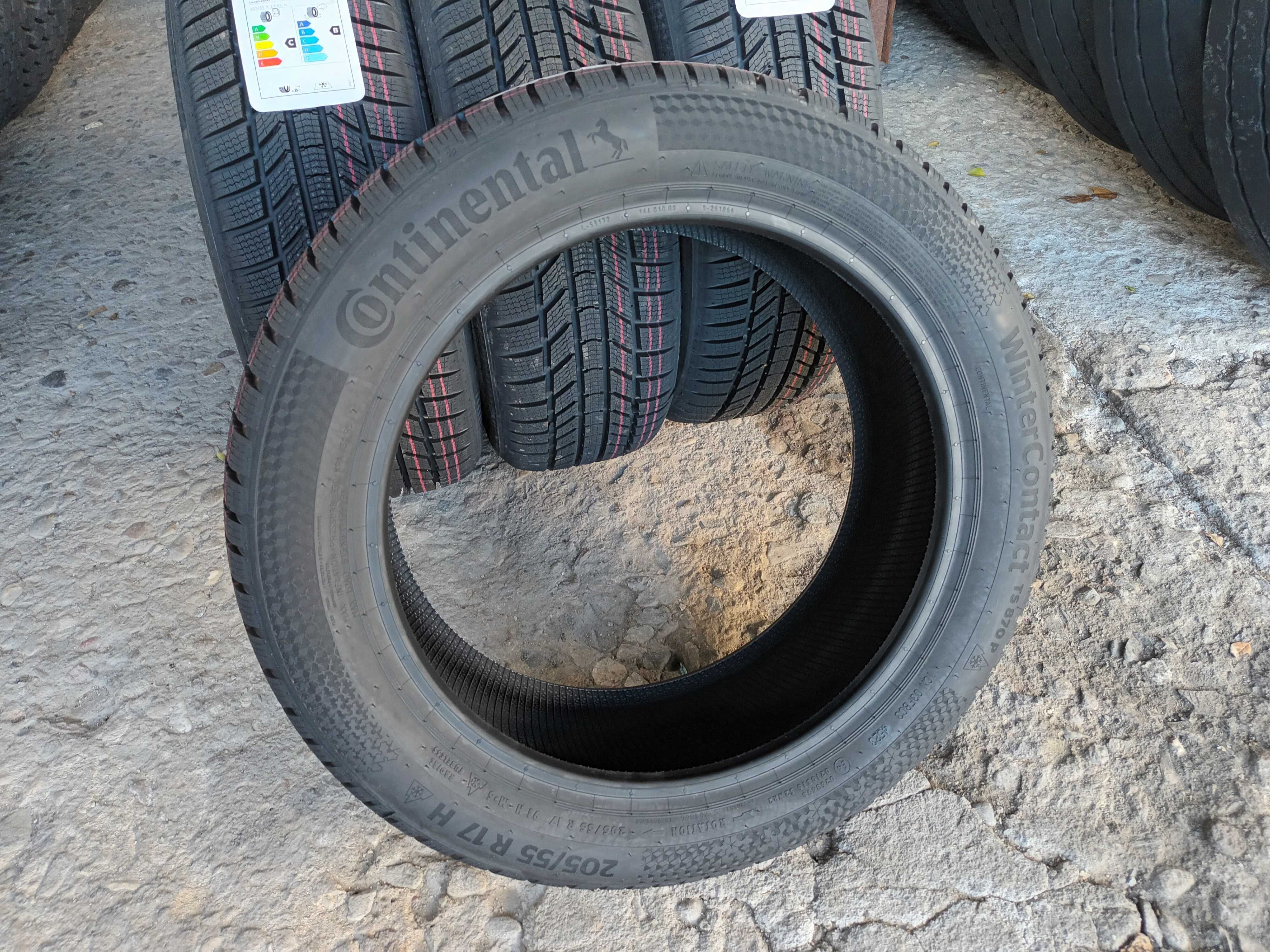 4 Нови зимни гуми 205/55 R17 Continental WinterContact TS870P 91H M+S