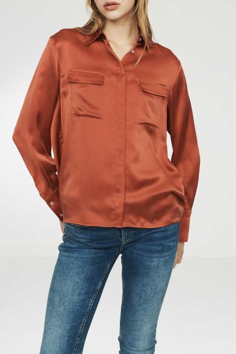 Продается новая блуза из натурального шелка Iris&Ink, 46-48 размера