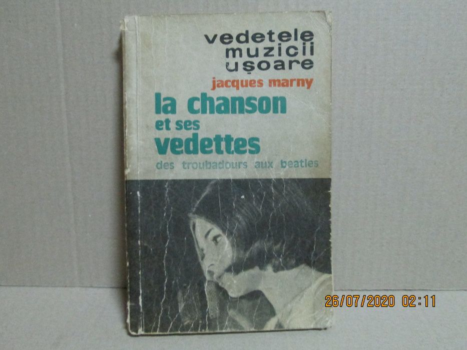 "La chanson et ses vedettes"(Vedetele muzicii usoare)- J. Marny (1967)