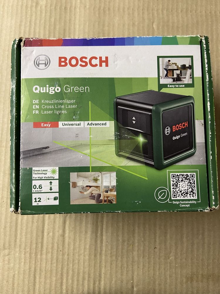 Лазерен нивелир Bosch Quigo Green