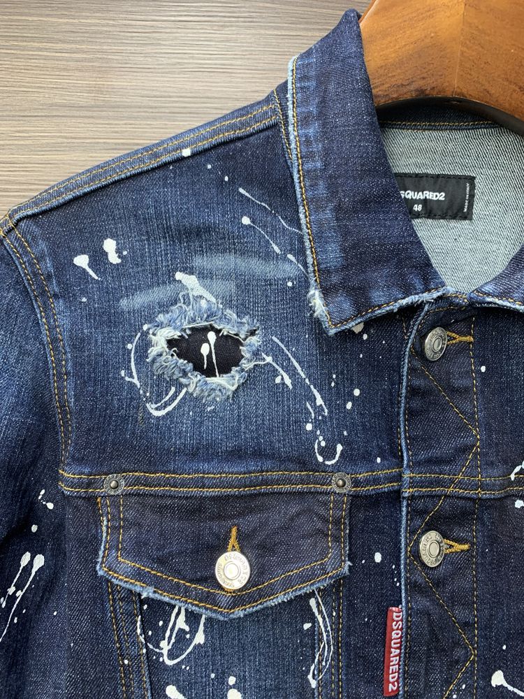 Geaca de blugi Dsquared Calitate Premium