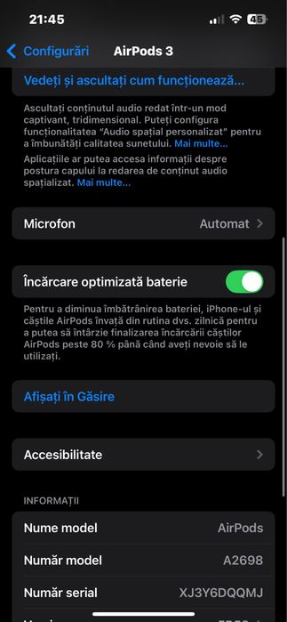 Casti airpods 3 sigilate