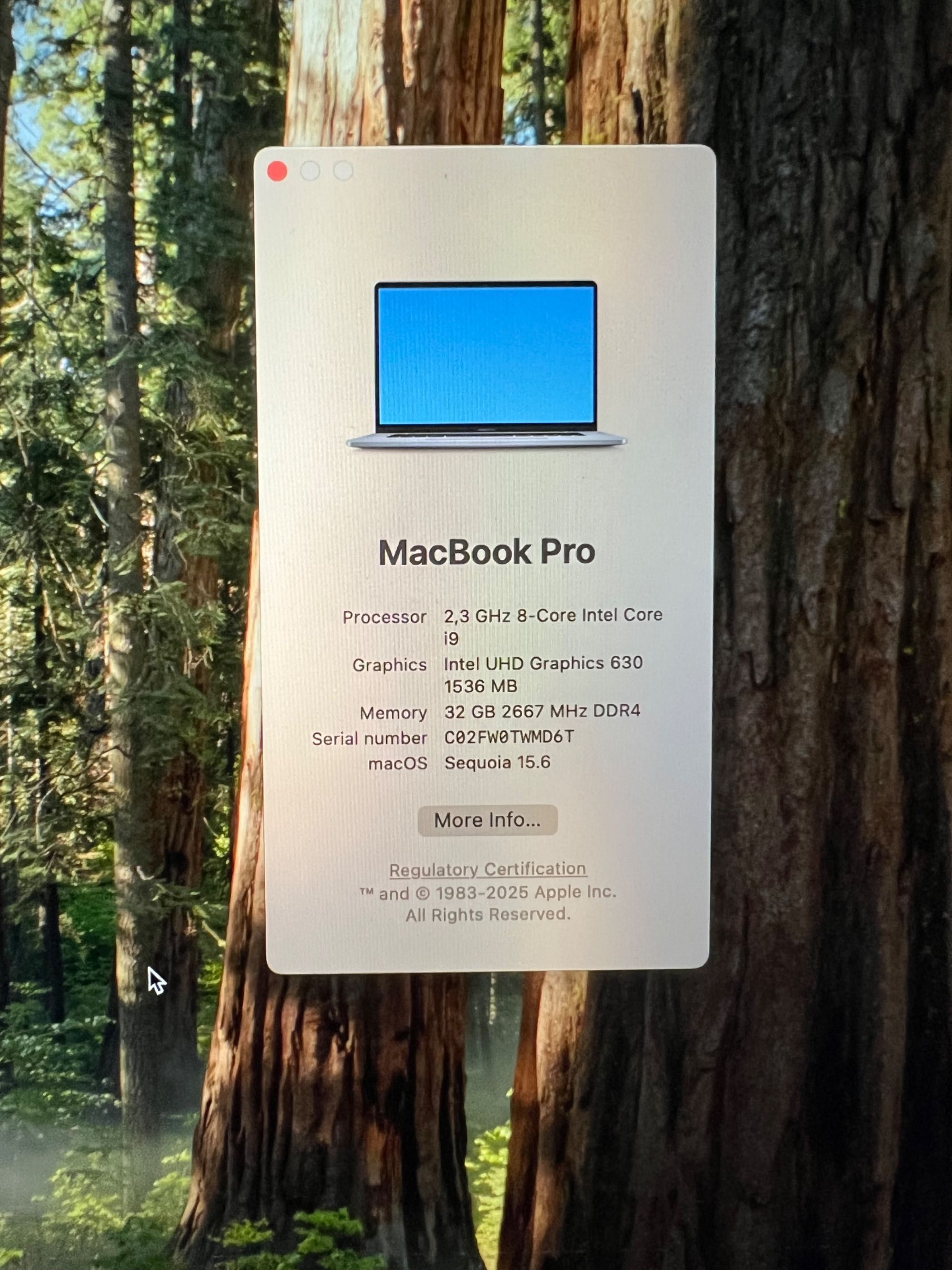 Macbook Pro 16" 2019 Core i9, 32GB, 1TB SSD, Radeon Pro 5500M