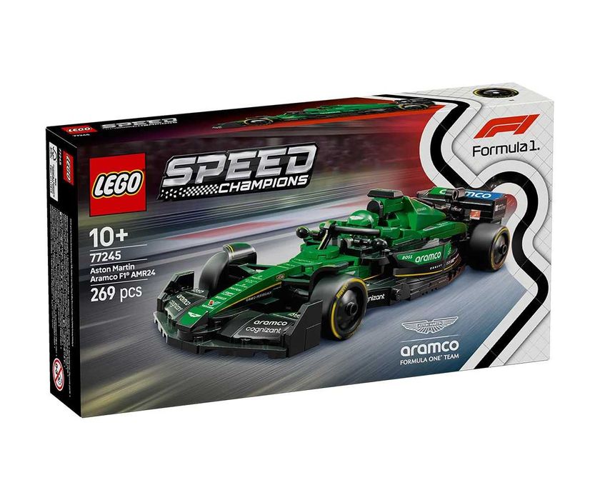LEGO Speed ​​Champions 77245 - Aston Martin Aramco F1 AMR24 Race Car