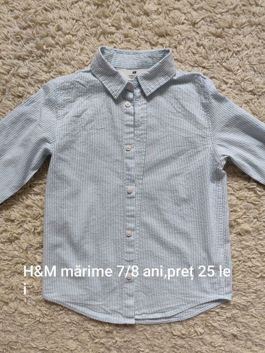 Cămăși hm mărime 7/8 ani